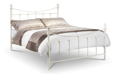 Rebecca Bed 150cm King Size - Stone White Julian Bowen