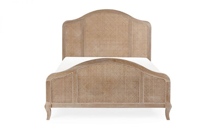 Fleur Rattan Bed - 135cm Double