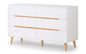 Alicia 6 Drawer Wide Chest White Julian Bowen