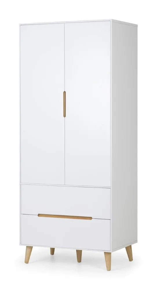 Alicia 2 Door Wardrobe White Julian Bowen