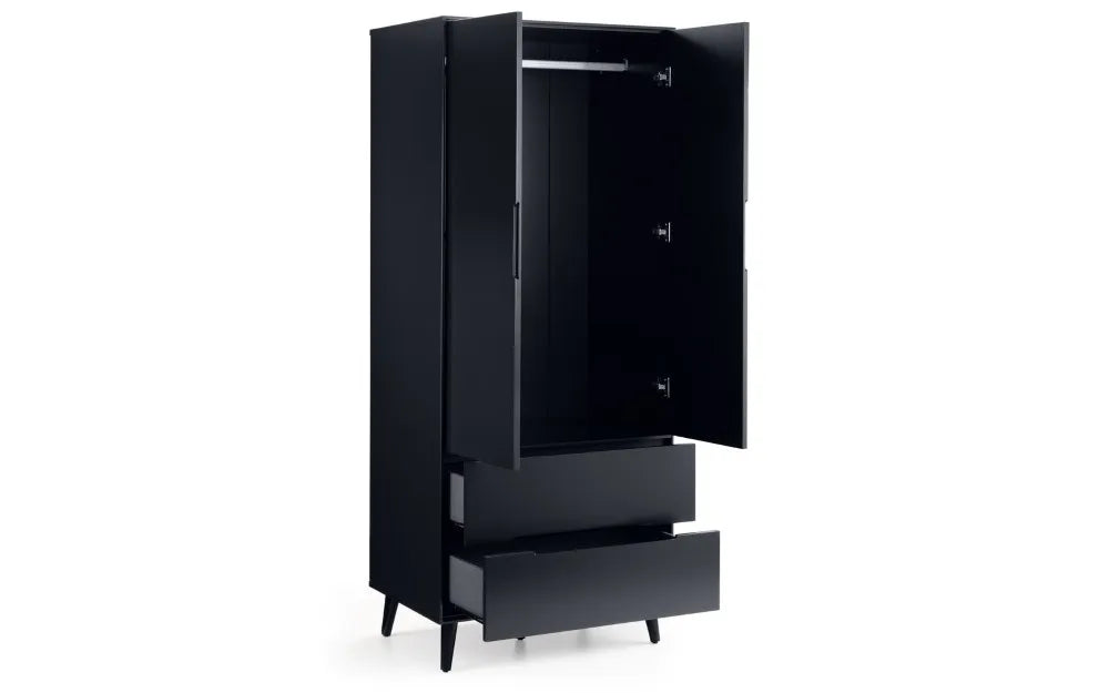 Alicia Combination Wardrobe - Anthracite Julian Bowen