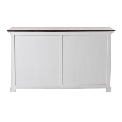 NovaSolo Halifax Accent White Distress Classic Buffet - Oakavia