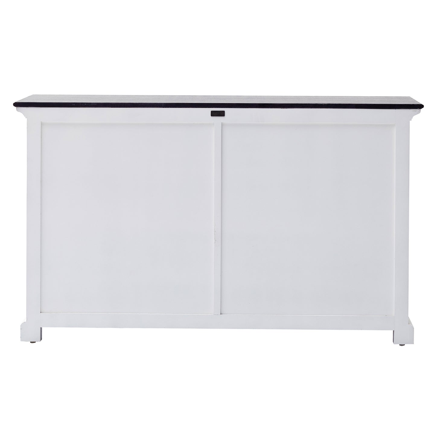 NovaSolo Halifax Contrast Classic White Buffet with Sliding Doors - Oakavia