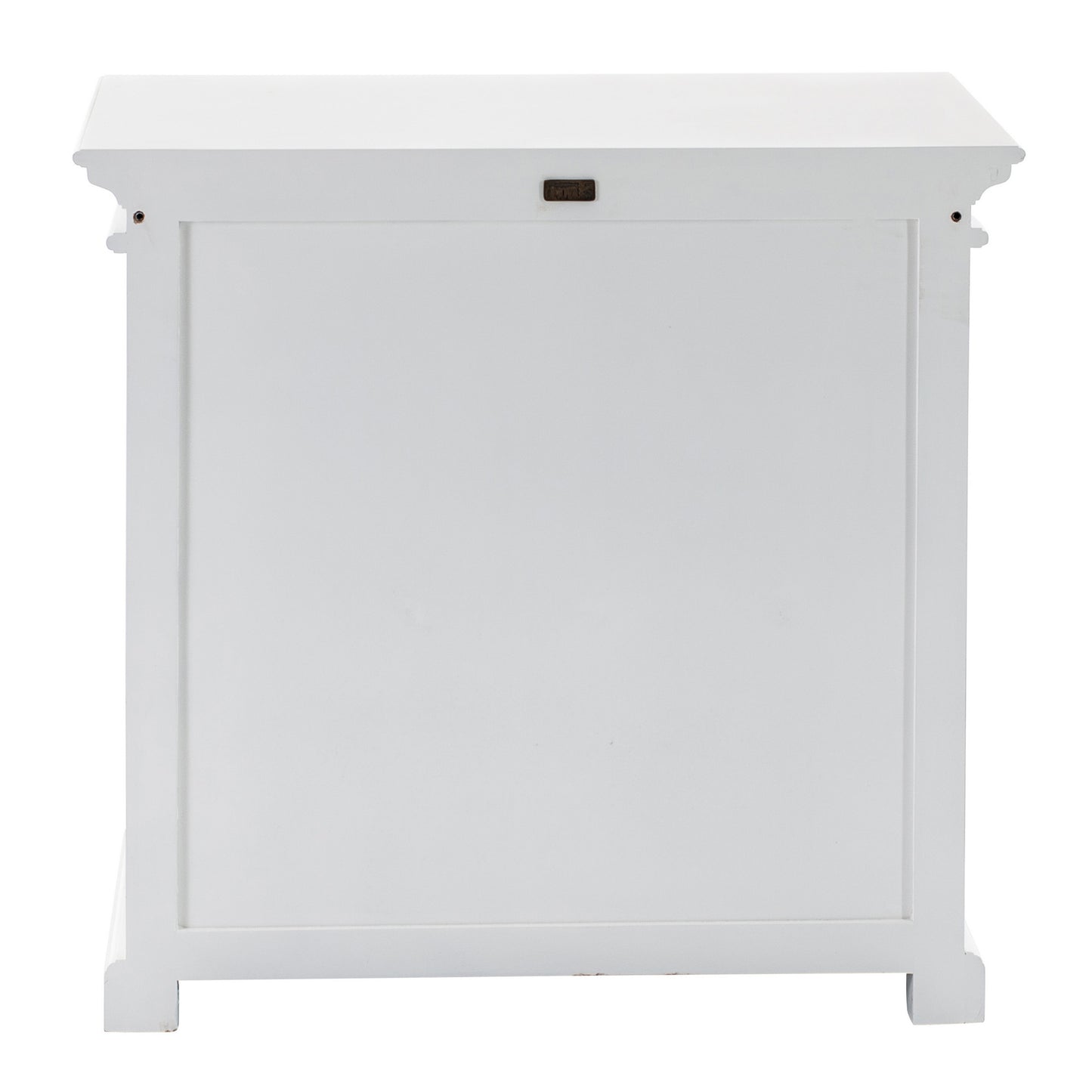 NovaSolo Halifax Classic White Display Buffet with 2 Glass Doors - Oakavia