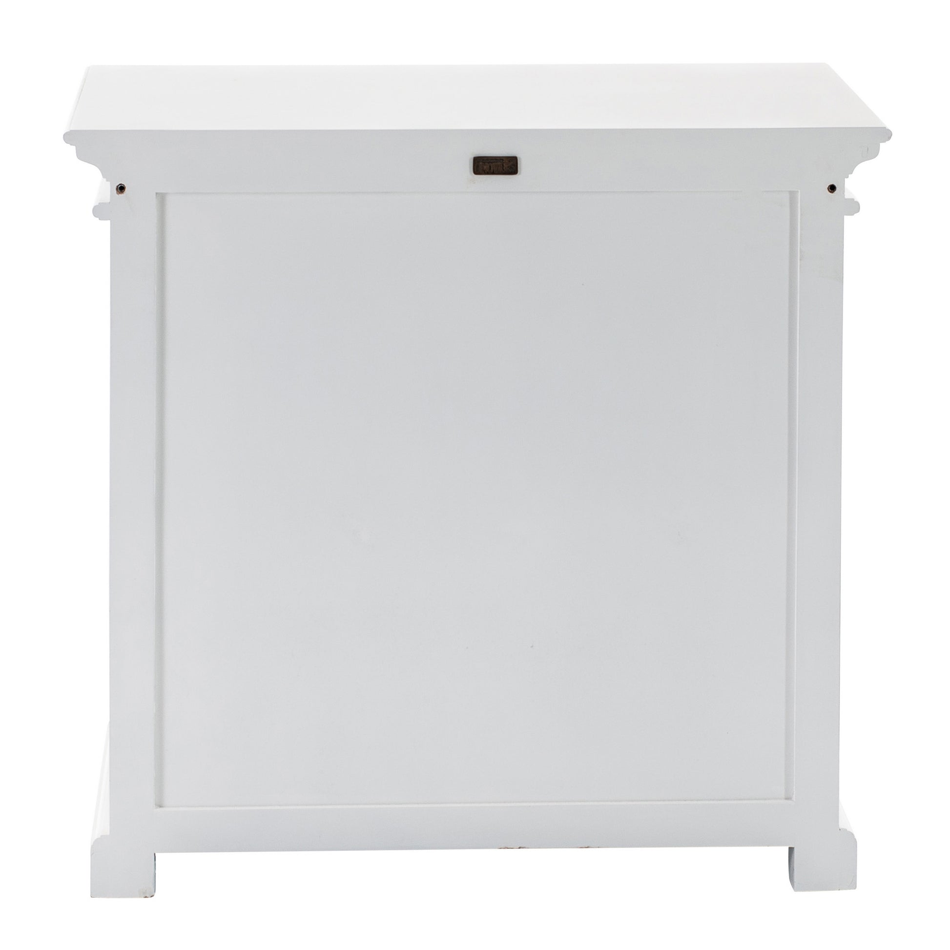 NovaSolo Halifax Classic White Display Buffet with 2 Glass Doors - Oakavia