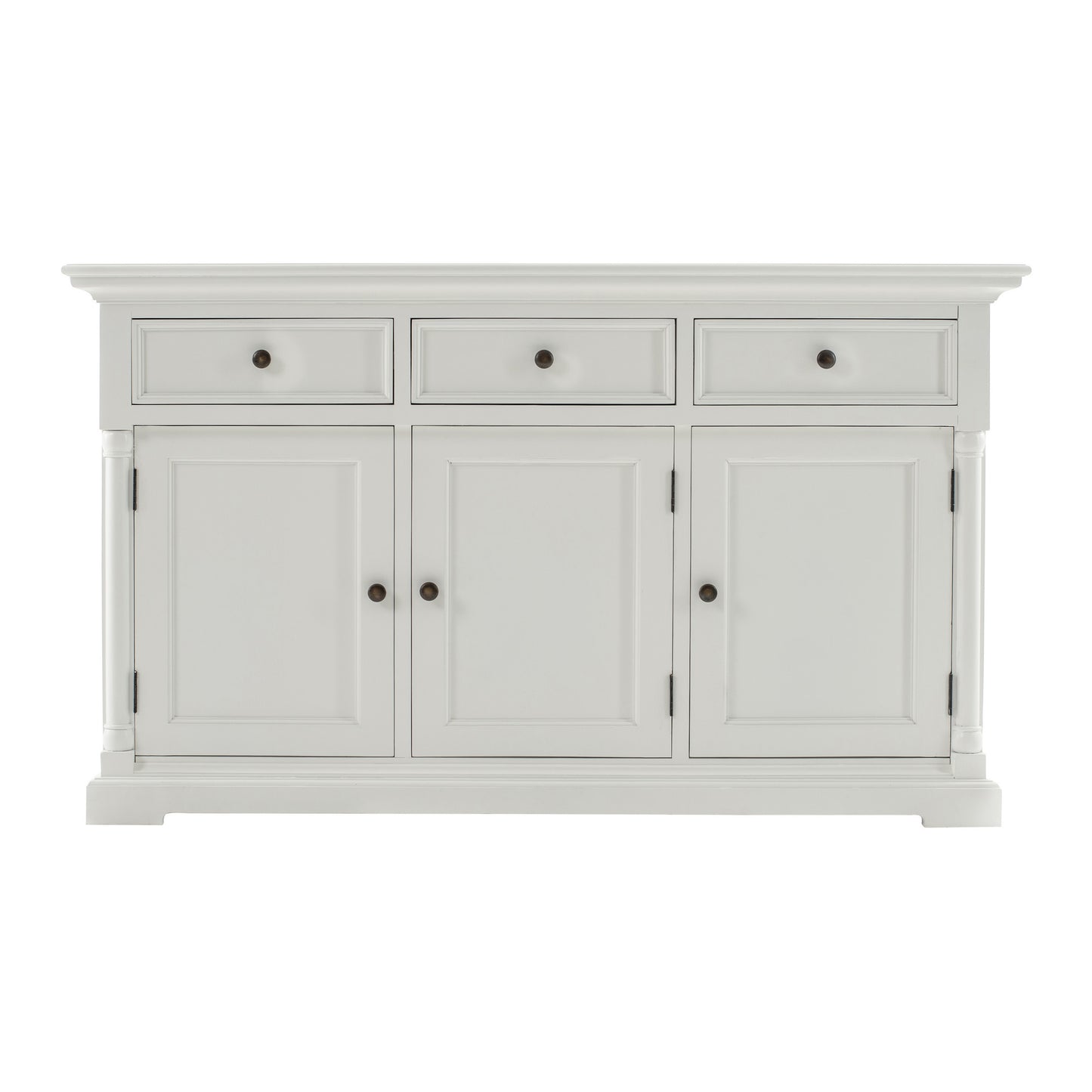 NovaSolo Provence Classic White Classic Sideboard with 3 doors - Oakavia