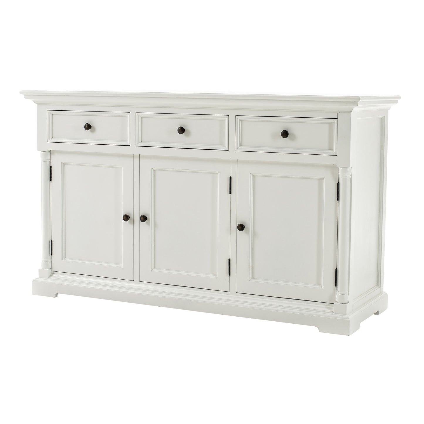 NovaSolo Provence Classic White Classic Sideboard with 3 doors - Oakavia