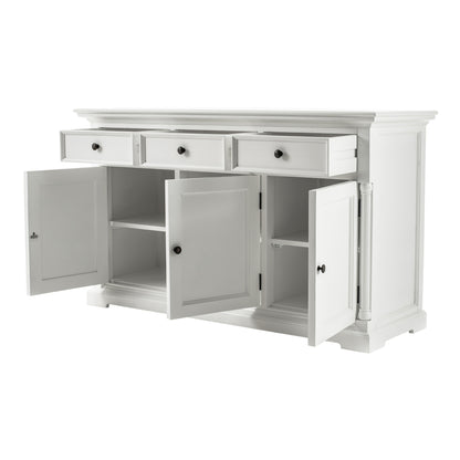 NovaSolo Provence Classic White Classic Sideboard with 3 doors - Oakavia