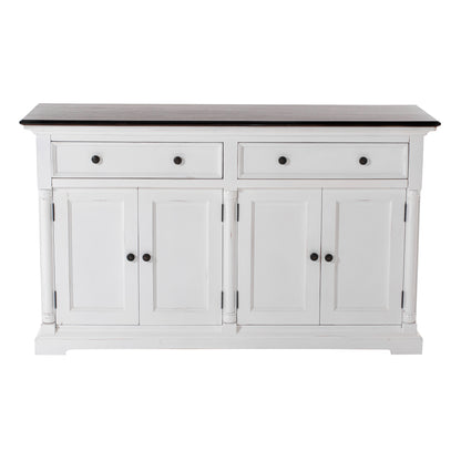 NovaSolo Provence Accent White Distress Classic Buffet - Oakavia