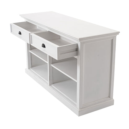 NovaSolo Halifax Classic White Buffet with 2 Drawers - Oakavia