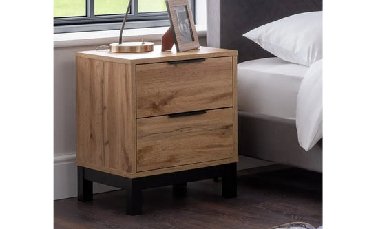 Bali 2 Drawer Bedside Julian Bowen