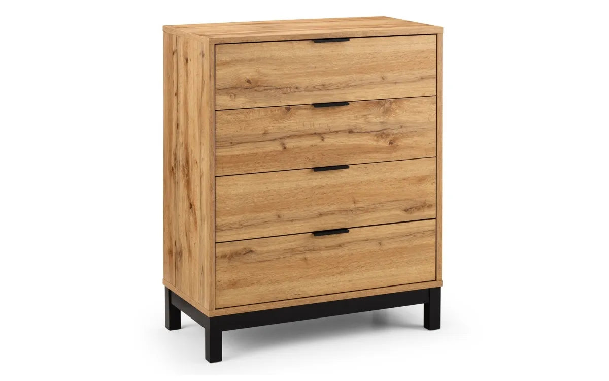 Bali 4 Drawer Chest Julian Bowen