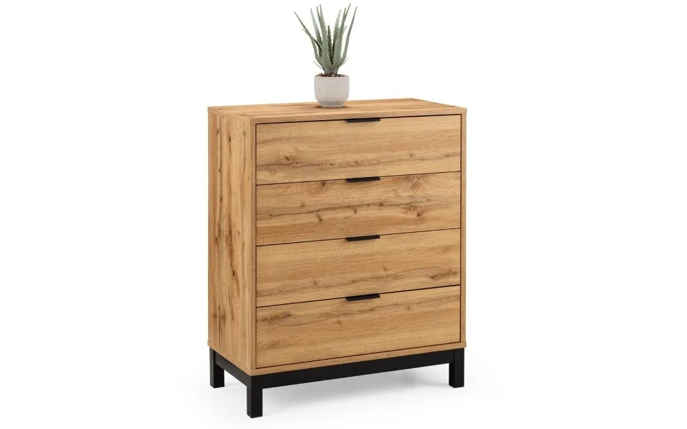 Bali 4 Drawer Chest Julian Bowen