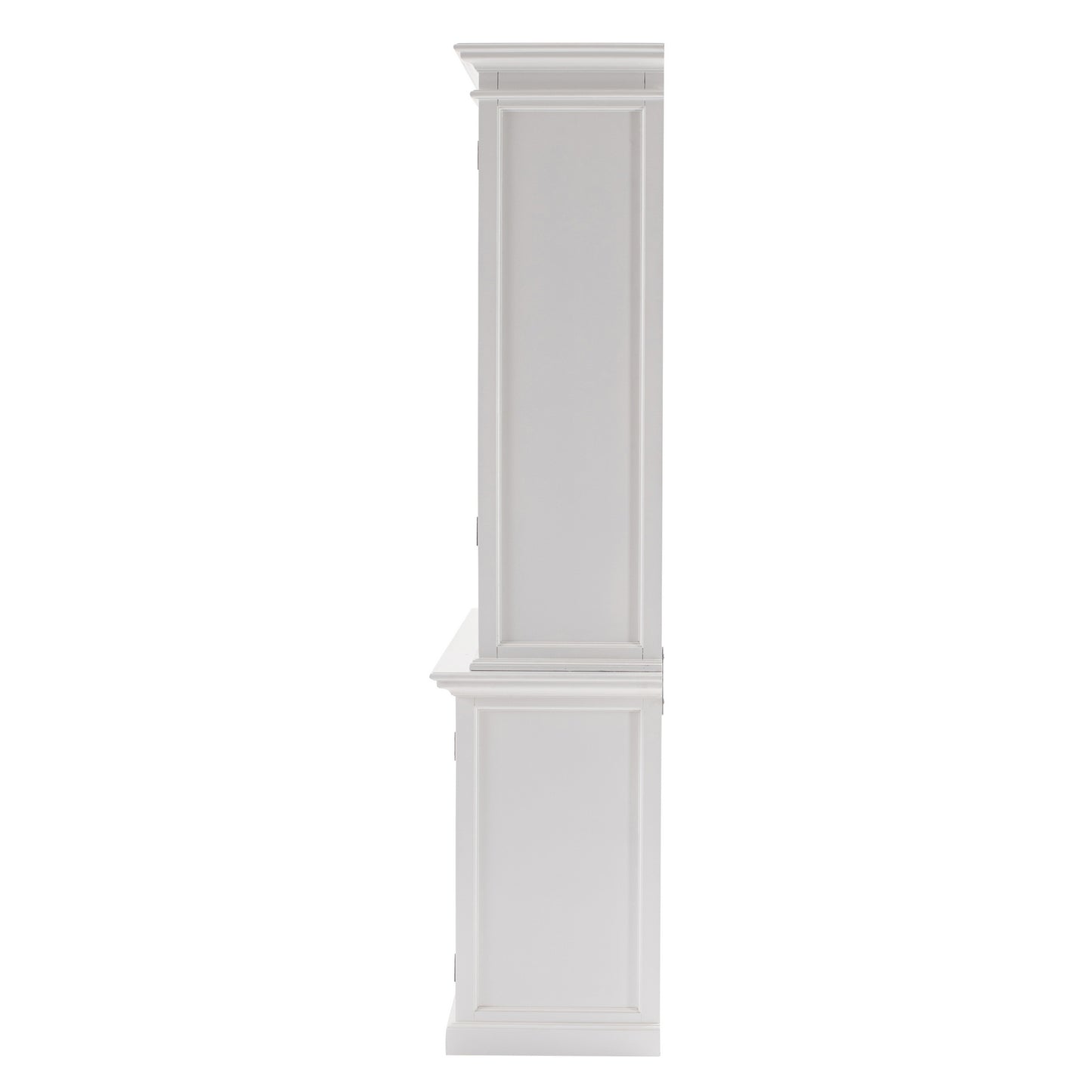 NovaSolo Halifax Classic White Kitchen Hutch Unit - Oakavia