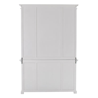 NovaSolo Halifax Classic White Kitchen Hutch Unit - Oakavia