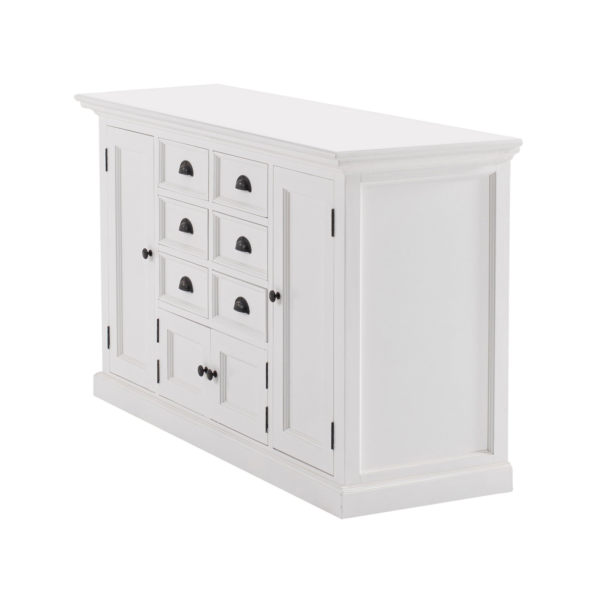 NovaSolo Halifax Classic White Kitchen Hutch Unit - Oakavia