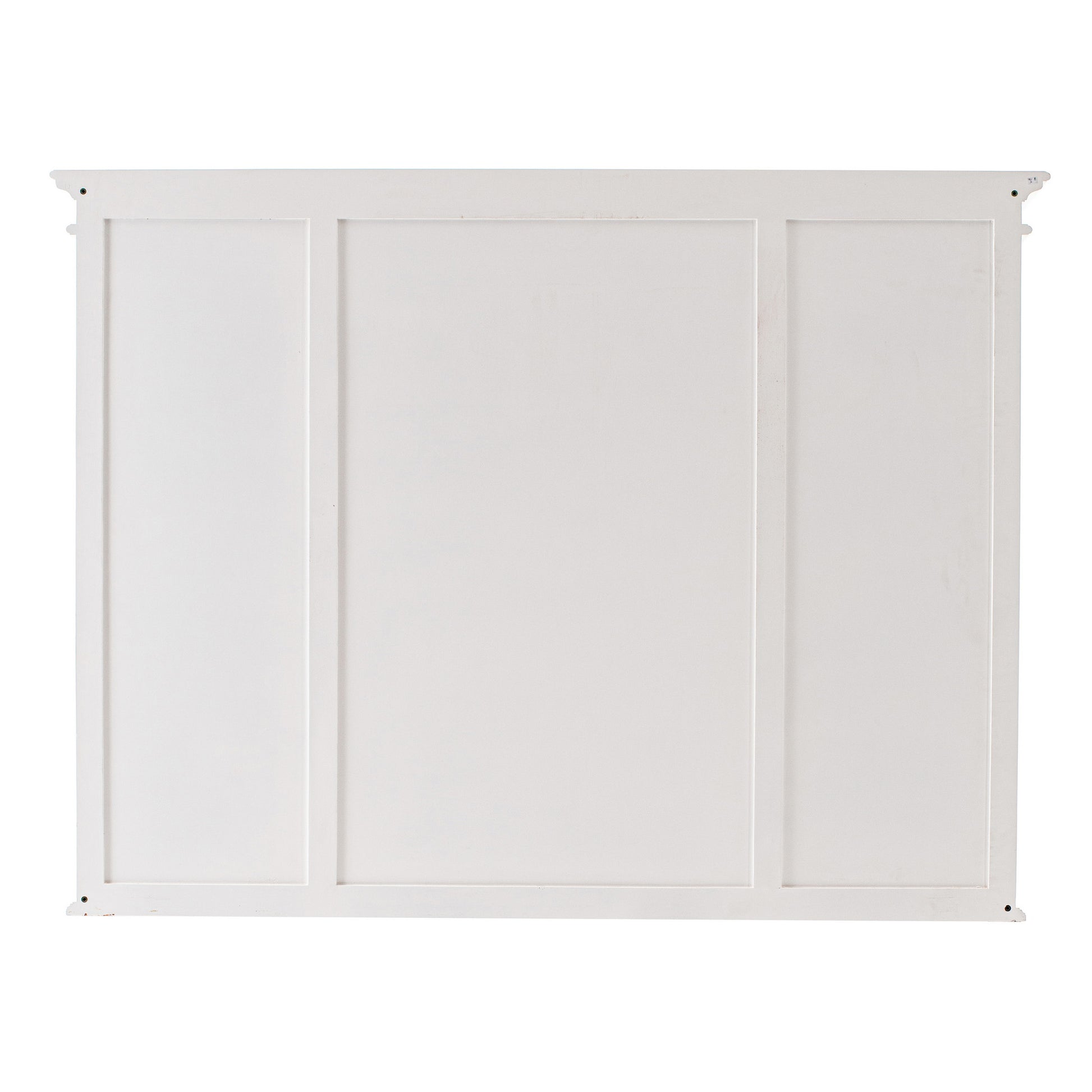 NovaSolo Halifax Classic White Kitchen Hutch Cabinet with 5 Doors 3 Drawers - Oakavia