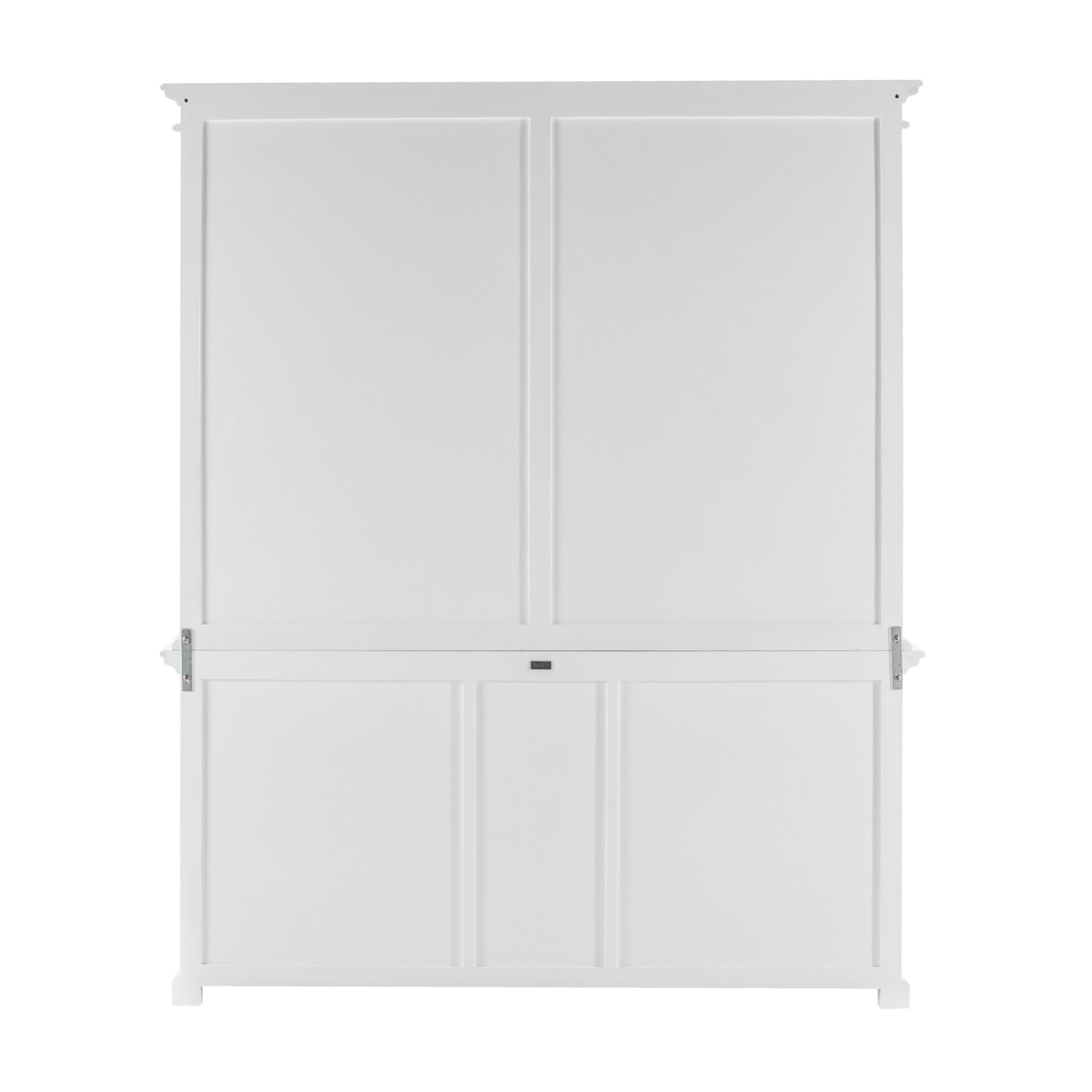 NovaSolo Halifax Classic White Hutch Bookcase 5 Doors 3 Drawers - Oakavia