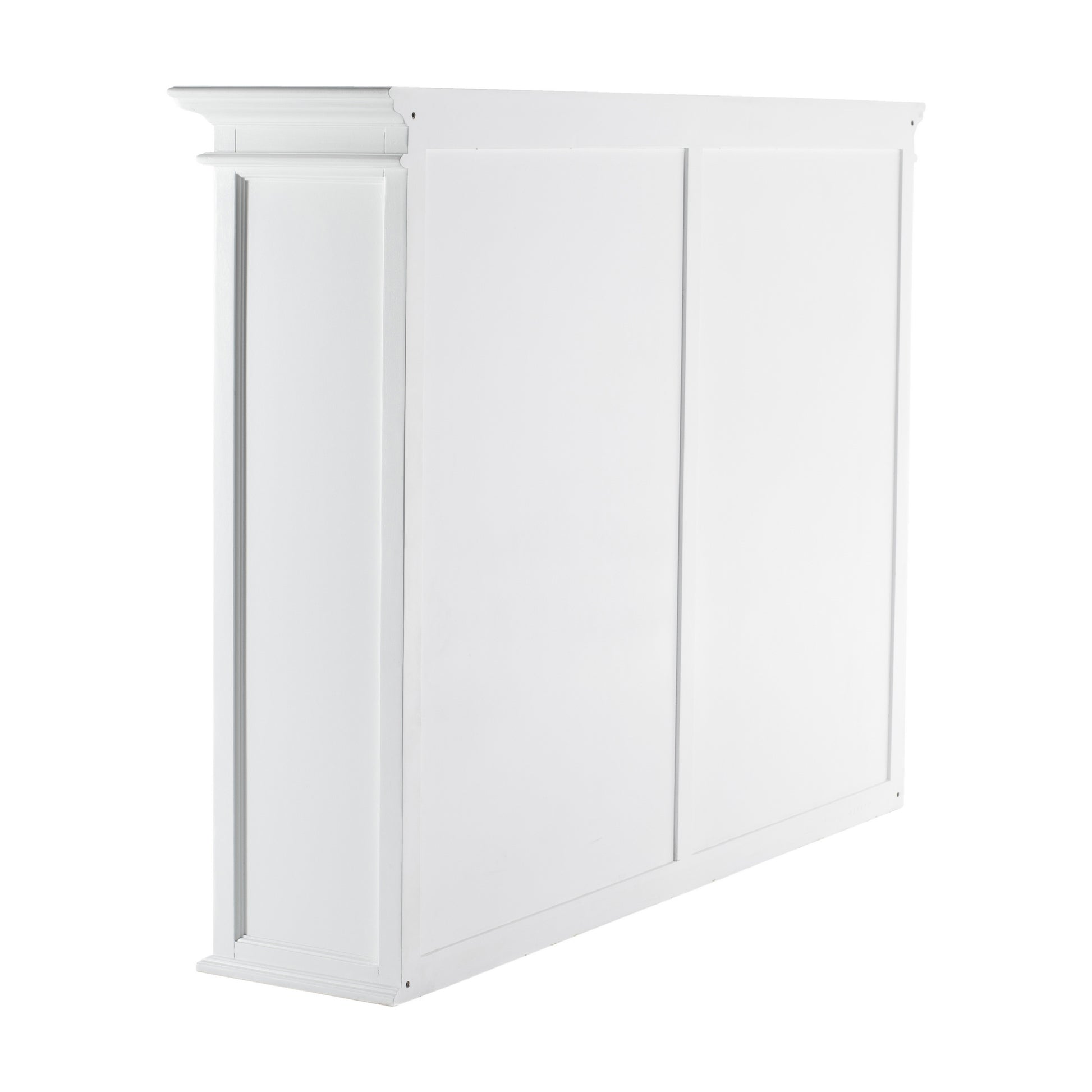 NovaSolo Halifax Classic White Hutch Bookcase 5 Doors 3 Drawers - Oakavia