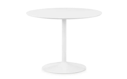 BLANCO ROUND WHITE PEDESTAL TABLE Julian Bowen