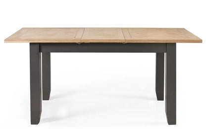 BORDEAUX EXTENDING DINING TABLE DARK GREY Julian Bowen