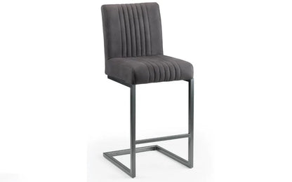 BROOKLYN BAR STOOL CHARCOAL GREY Julian Bowen