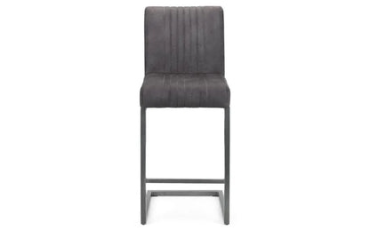 BROOKLYN BAR STOOL CHARCOAL GREY Julian Bowen