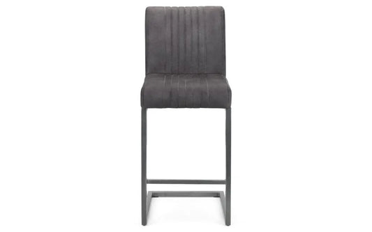 BROOKLYN BAR STOOL CHARCOAL GREY Julian Bowen