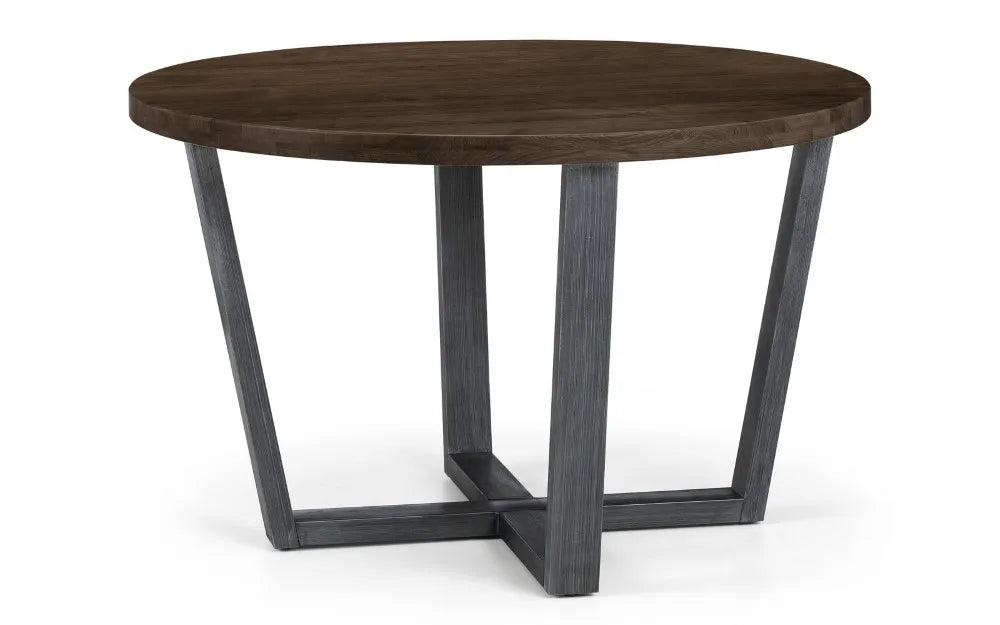 BROOKLYN ROUND TABLE - DARK OAK Julian Bowen