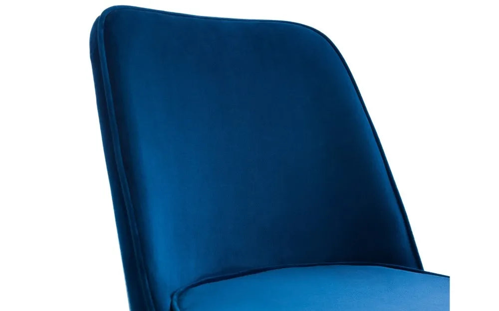 BURGESS DINING CHAIR - BLUE Julian Bowen