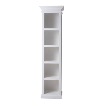 NovaSolo Halifax Classic White Bookshelf - Oakavia