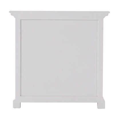 NovaSolo Halifax Grand Classic White Finish Bedside Drawer Unit - Oakavia