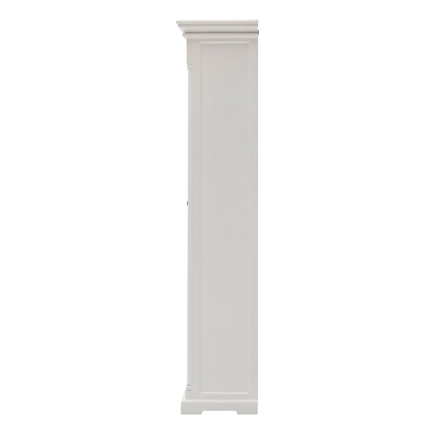 NovaSolo Provence Classic White Glass Cabinet - Oakavia