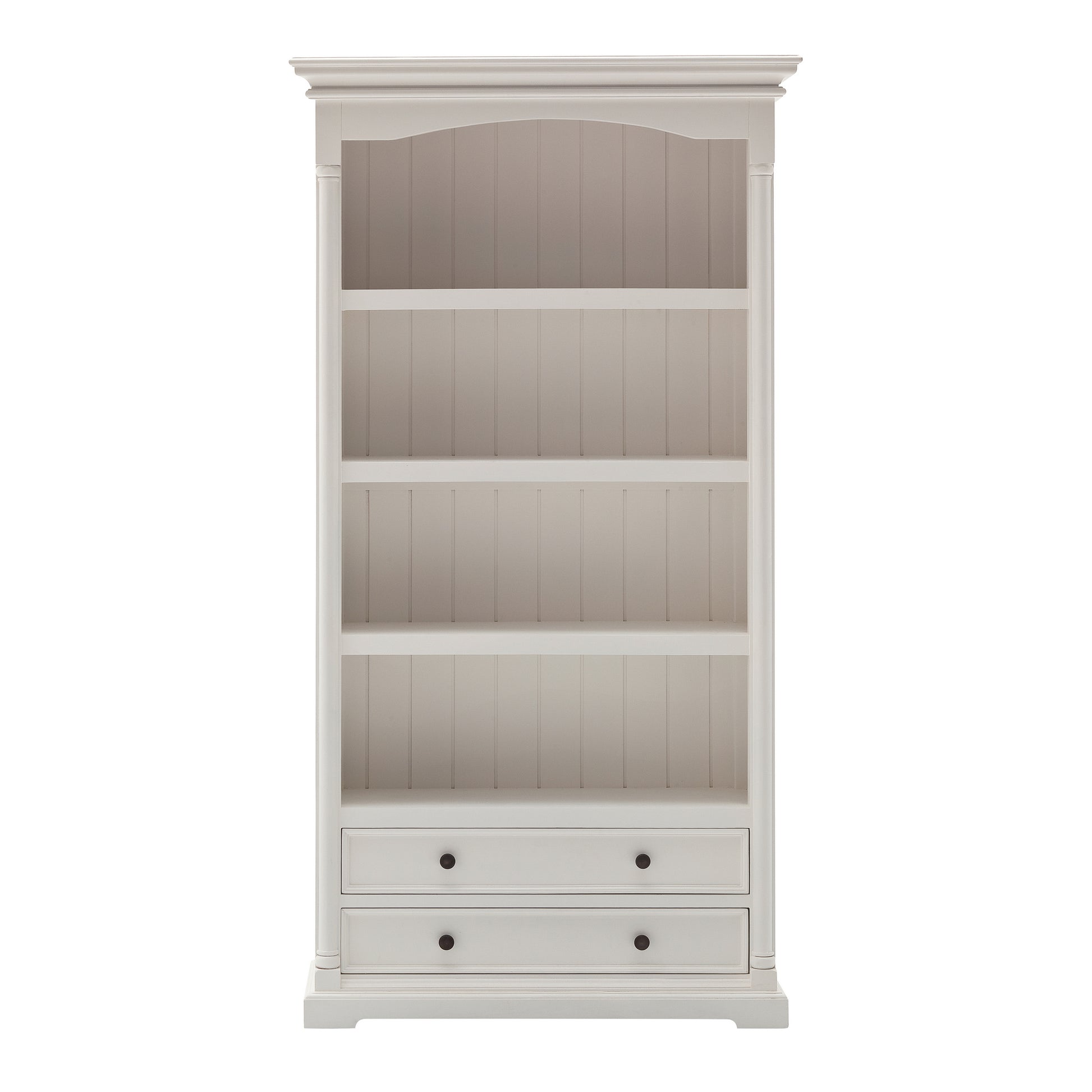 NovaSolo Provence Classic White Bookcase - Oakavia