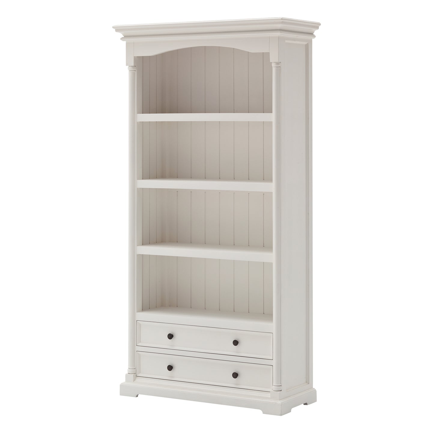 NovaSolo Provence Classic White Bookcase - Oakavia