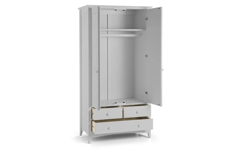 Cameo Combination Wardrobe - Dove Grey Julian Bowen