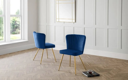 CANNES DINING CHAIR - BLUE Julian Bowen