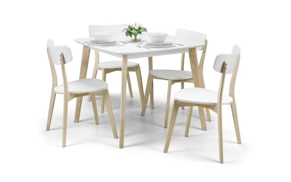 CASA SQUARE DINING TABLE WHITE Julian Bowen