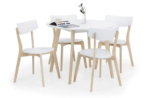 CASA ROUND DINING TABLE WHITE Julian Bowen