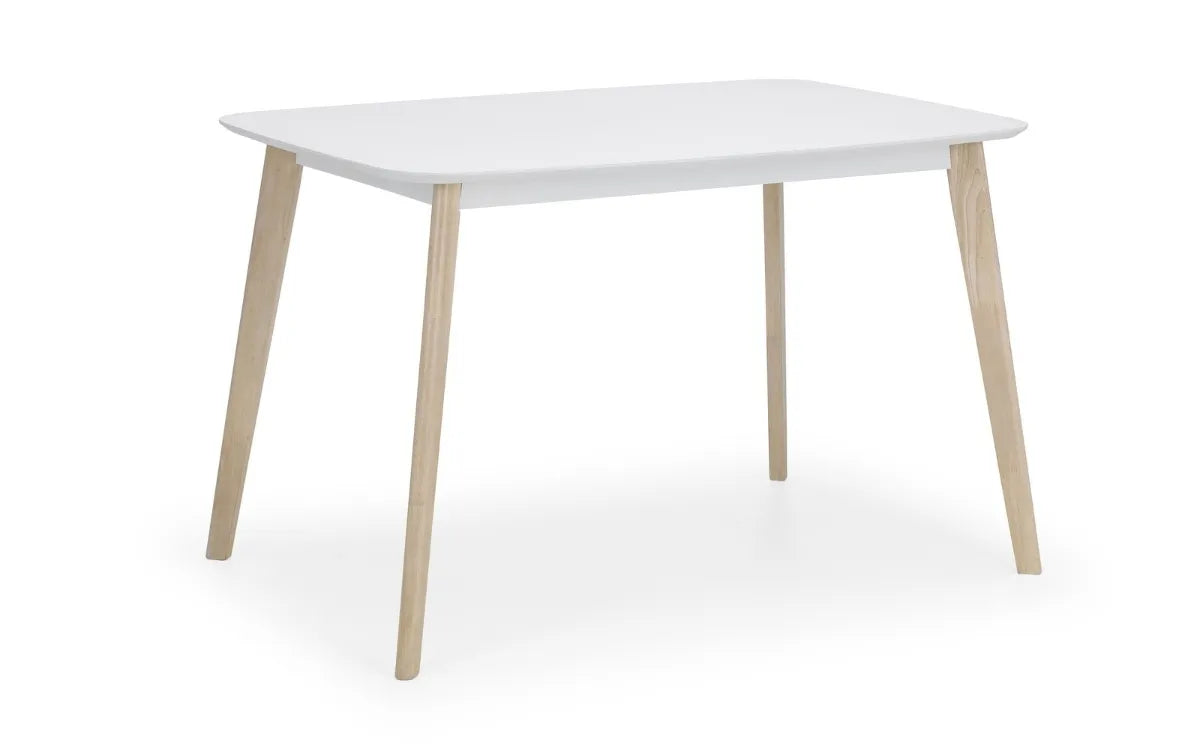 CASA RECTANGULAR DINING TABLE WHITE Julian Bowen