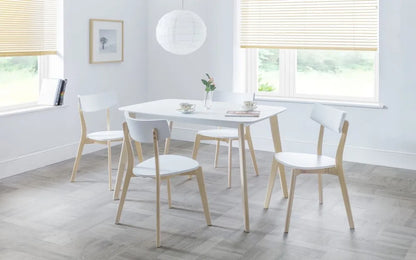 CASA RECTANGULAR DINING TABLE WHITE Julian Bowen