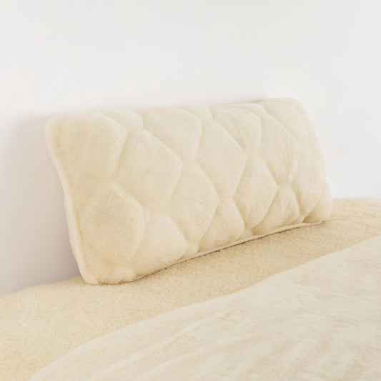 Cashmere Wool Pillow - Natural Shapes 40 x 80cm - Oakavia