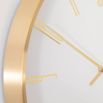 Gold 16" Modern Analogue Clock - Oakavia