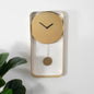 Modern Gold Metal Wall Clock - Oakavia