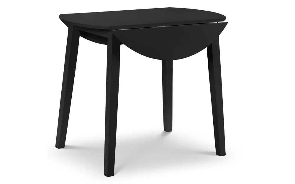 COAST BLACK DROPLEAF TABLE Julian Bowen