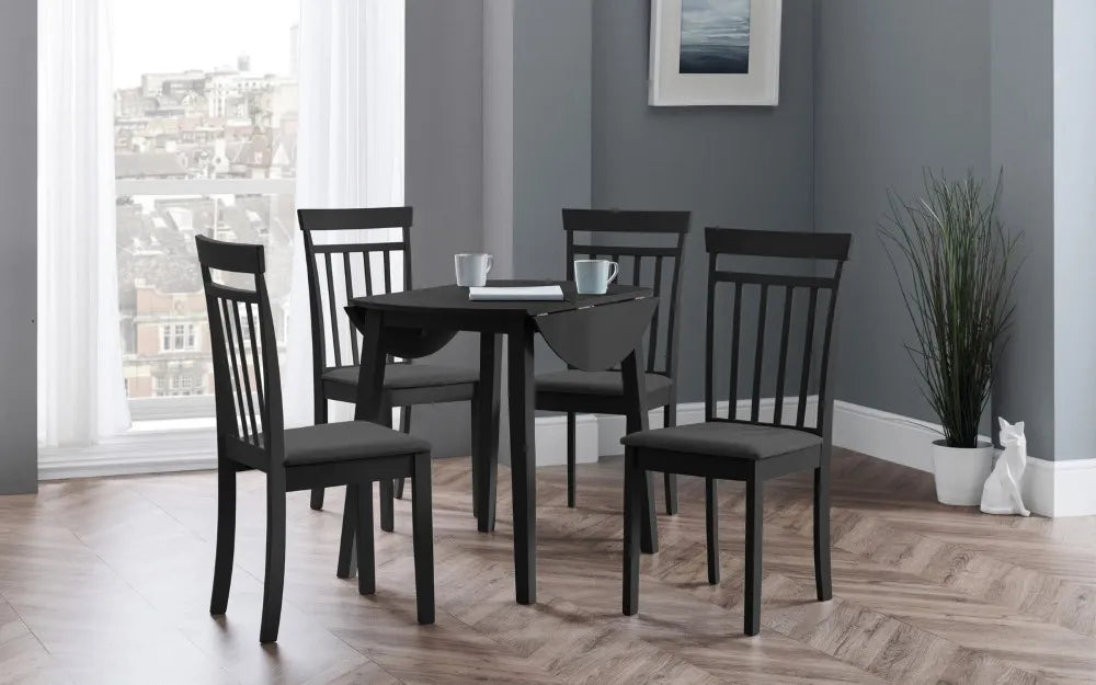 COAST BLACK DINING CHAIR Julian Bowen