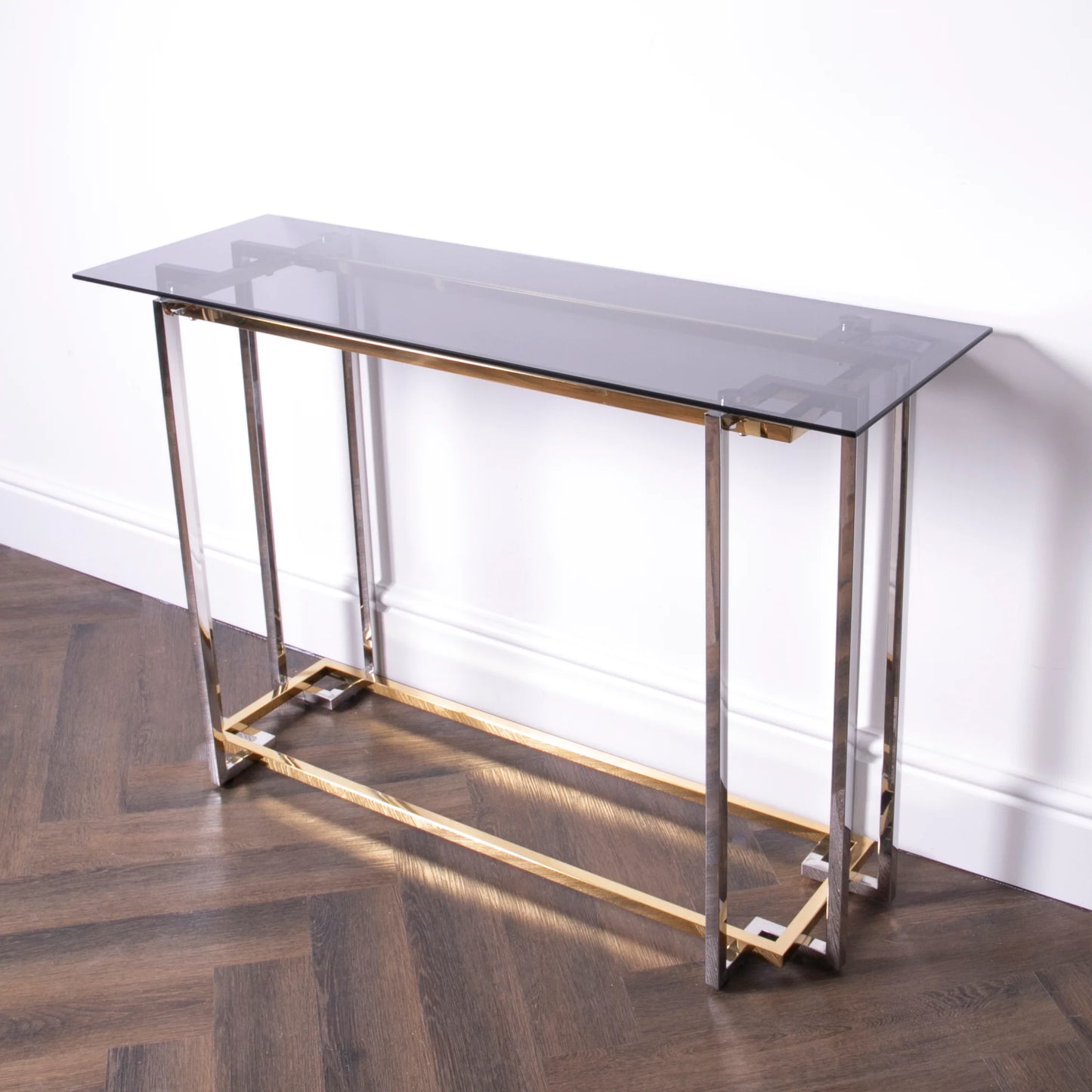 Bullion Gold Console Table - Oakavia