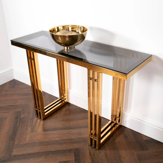 Zurich Gold Console Table - Oakavia