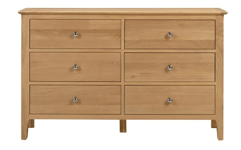 Cotswold 6 Drawer Wide Chest Julian Bowen