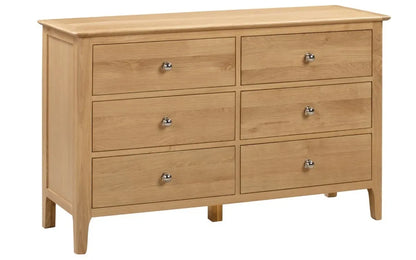 Cotswold 6 Drawer Wide Chest Julian Bowen